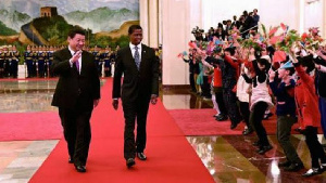 Xi Jinping, President of China(Left) &  Edgar Lungu, President of Zambia(Right)