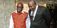 President Nana Addo Dankwa Akufo-Addo with Martin Amidu