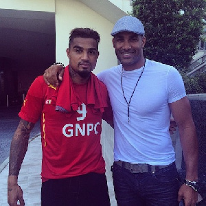 Boris With Kevin Boateng