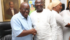 President Akufo-Addo with Vice President Dr. Bawumia