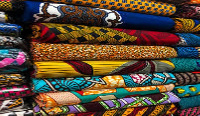 File photo: Ghanaian print frabics