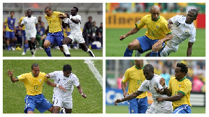 Brazil beat Ghana 3-0 in the 2006 FIFA World Cup round of 16 game