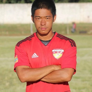 Japanese striker, Jindo Morishita