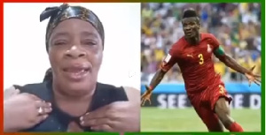 The woman wants to meet Asamoah Gyan