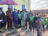 Omanhene of Okuapeman, Oseadeeyo Kwasi Akuffo III participated in the Greening Ghana program