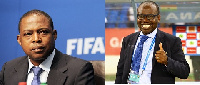 Kalusha Bwalya and Kwesi Nyantakyi