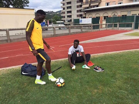 Sulley Muntari and his brother Muniru