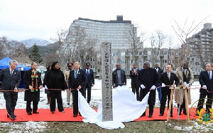 President Nana Addo Dankwa Akufo-Addo at Inawashiro in Japan