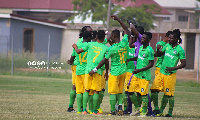 Aduana boys celebrate their win against King Faisal