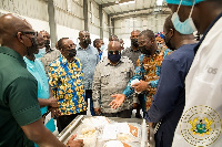 President Nana Addo Dankwa Akufo-Addo at the commissioning