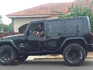 Shatta Wale Jeep