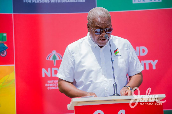 John Dramani Mahama, flagbearer of NDC