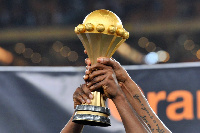 A file photo of the Afcon trophy