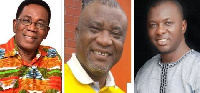 Professor Kwesi Yankah, Mr Hopeson Adorye and  Dr. Mohammed Amin Adam