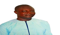 A photo of the suspect, Daniel Ackom Dompreh