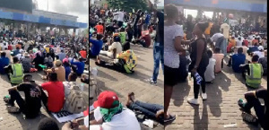 Lekki protesters before the shooting