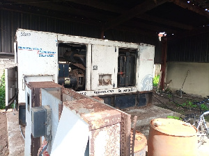 Broken down generator at the Apam Catholic Hospital