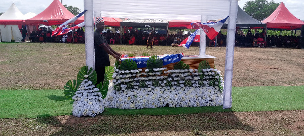 Bernard Aborkugya Mensah, former Krachi East Municipal Chief Executive (MCE) laid to rest