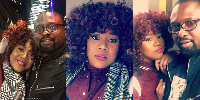 Stella Damasus and husband