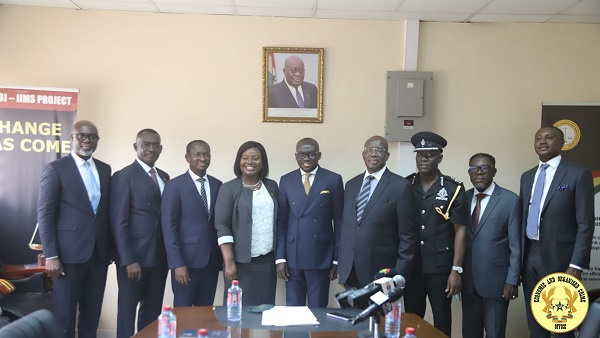 Attorney-General, Godfred Dame with Members of EOCO Board