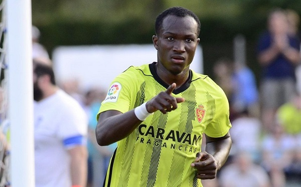 Dwamena has made four appearances for Real Zaragoza