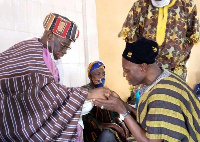 Alhaji Shani Alhassan Saibu, Northern Regional Minister and Chief of Kumbungu, Alhaji Naa Abu