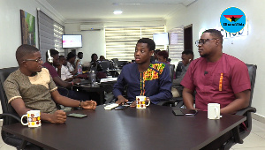 Host Abrantepa seated with his guests