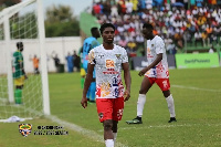 Hearts of Oak's Suraj Seidu walking off he field after being substituted against Aduana