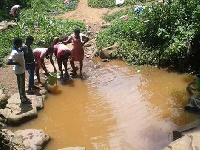 The source of water for residents of Nuba