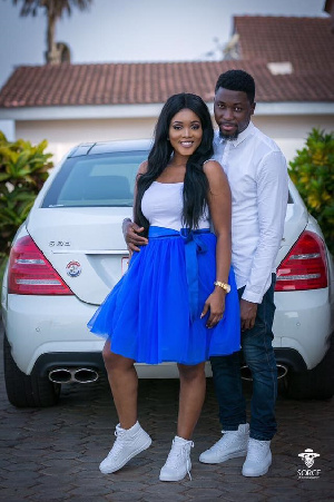 Kwame A Plus and wife, Akosua Vee