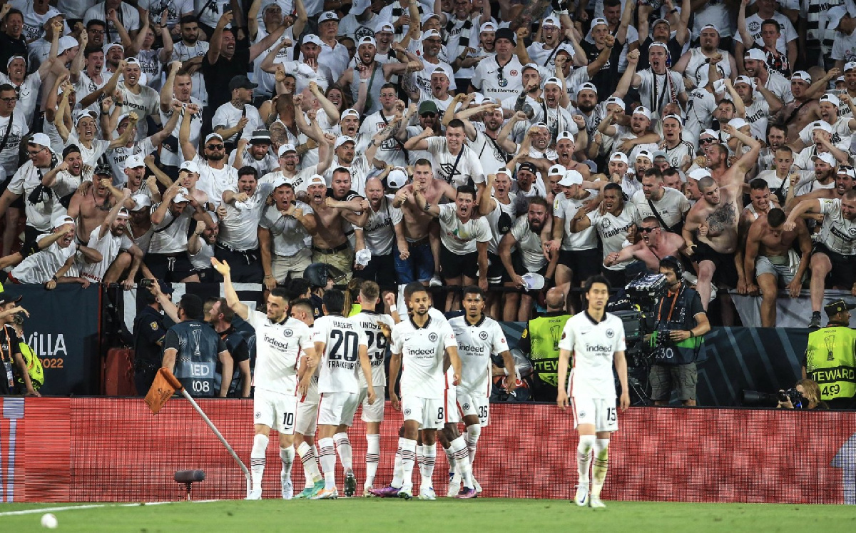 Eintracht Frankfurt beat Scottish side Rangers to win the Europa League