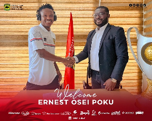 New Asante Kotoko signing, Ernest Osei Poku