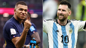 Kylian Mbappe and Lionel Messi