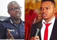 DCOP Nathan Kofi Boakye (left) and Bishop Obinim