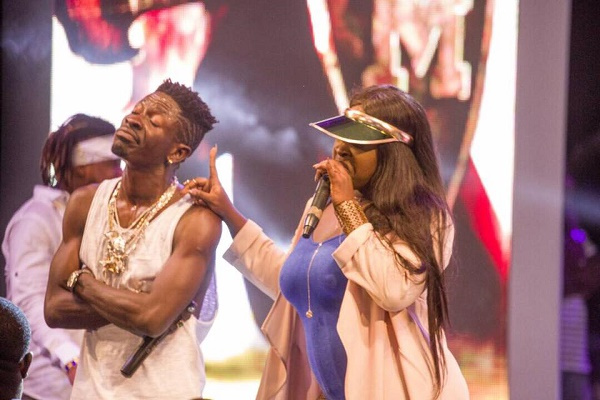 Shatta Wale and Sista Afia perform at Ghana Meets Naija