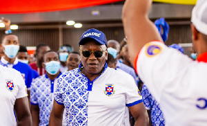 CEO of Special Group of Companies, Dr. Ernest Ofori Sarpong spotted at the NSMQ competition