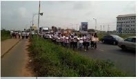 ActionAid Ghana protest walk