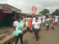 Liberty Professionals Football Club distributed food and assorted soft drinks to the poor