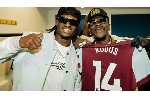 Video: Kudus meets Shatta Wale, gifts him customised West Ham jersey