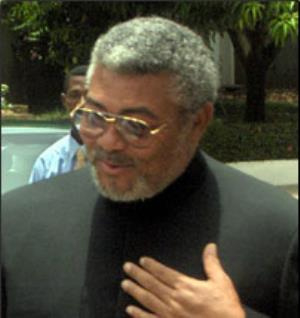 Former president JJ Rawlings