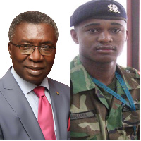 Professor Frimpong-Boateng (Left) late Major Maxwell Adam Mahama (Right)