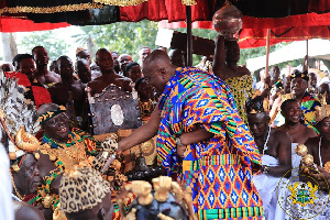 President Nana Addo Dankwa Akufo-Addo and  Otumfuo Osei Tutu II