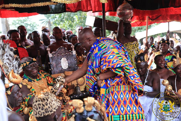 President Nana Addo Dankwa Akufo-Addo and  Otumfuo Osei Tutu II