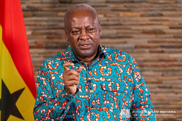 Former president John Dramani Mahama