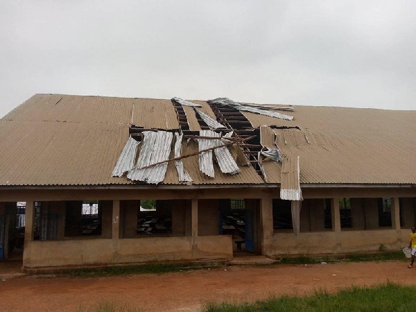 The affected school building