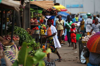 File photo of a market center