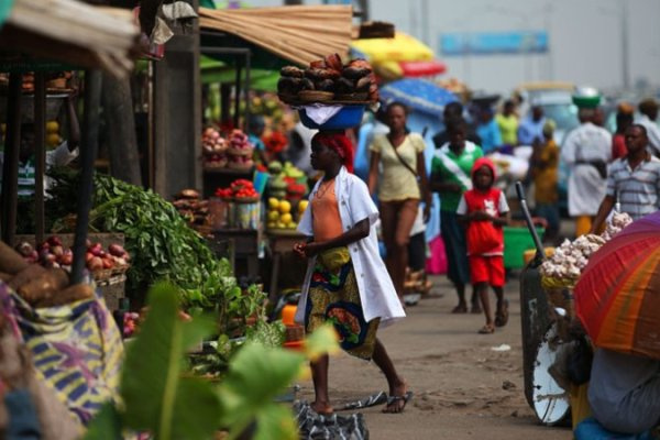 File photo of a market center