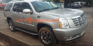 Agyeman Badu's new Cadillac Escalade