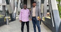 Togbe Afedi XIV (lR) and Dr. Kwame Kyei (L)