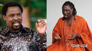 Prophet TB Joshua and Kwaku Bonsam